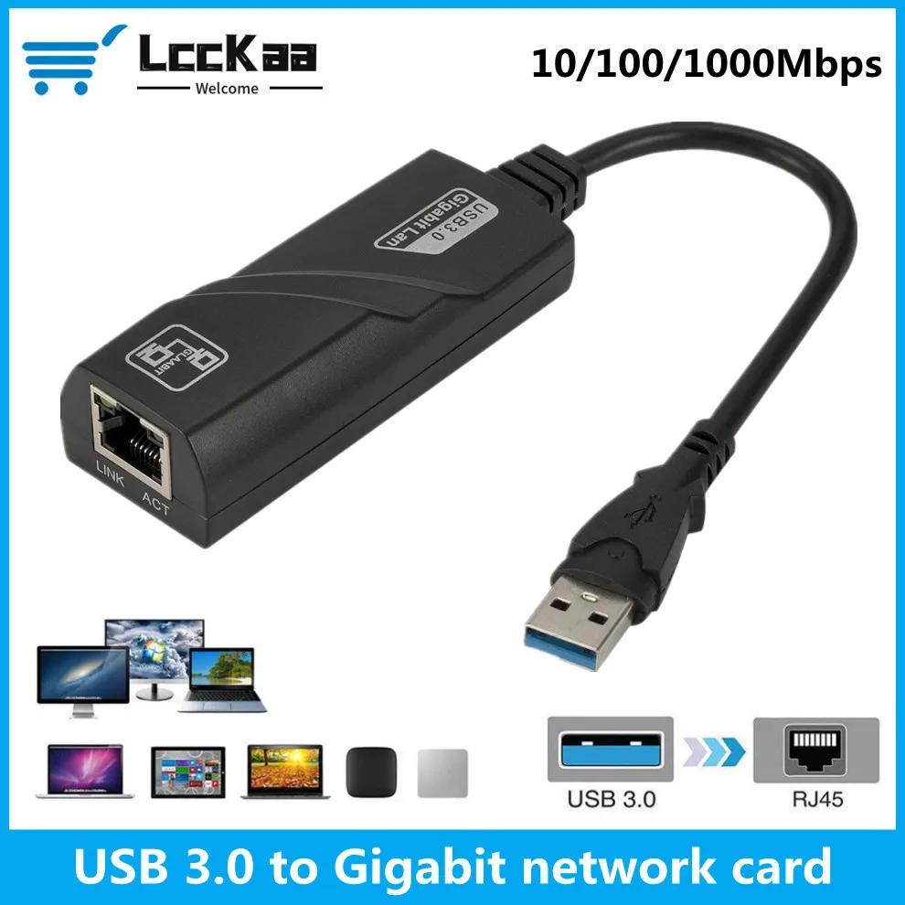 LccKaa USB 3.0 ̴  Ʈũ ī USB 3.0 to RJ45 Lan Gigabit Internet for Computer for Macbook Laptop Usb ̴